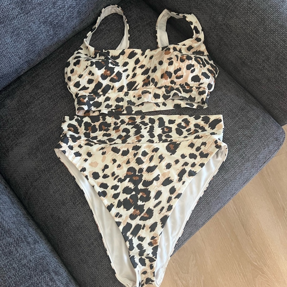 Aerie Leopard Print Bikini Set